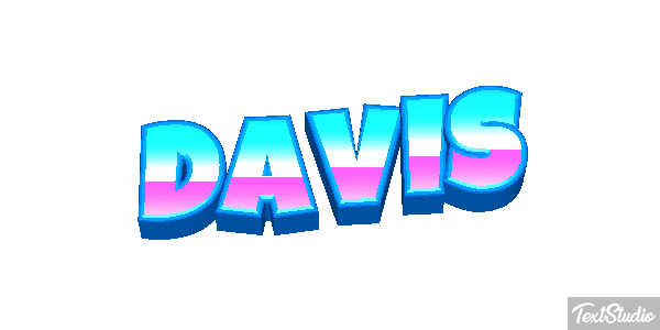 Davis Text effect