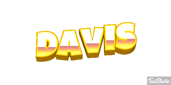 Davis Text effect