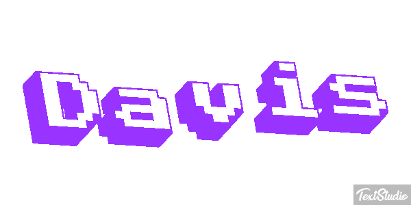 Davis Text effect