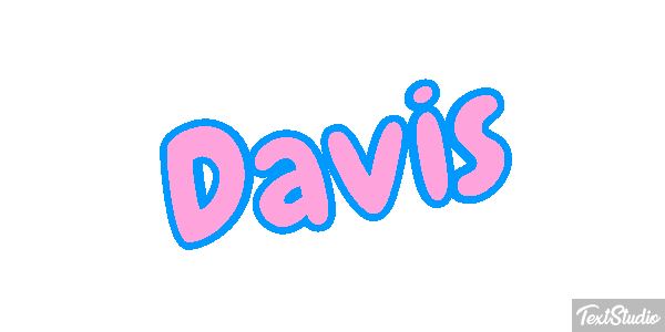 Davis Text effect