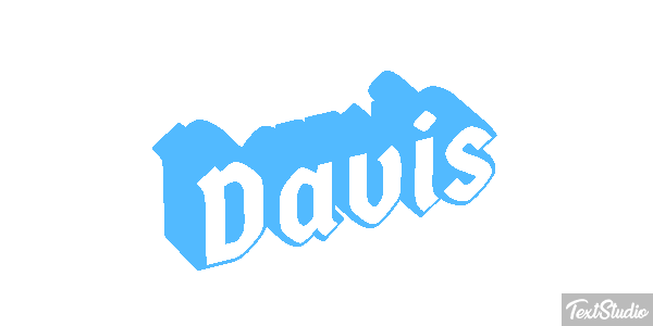Davis Text effect
