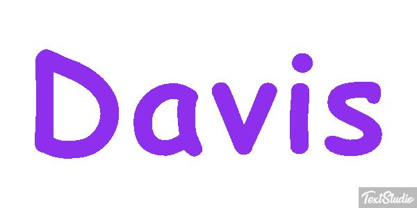 Davis Text effect