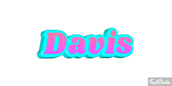 Davis Text effect