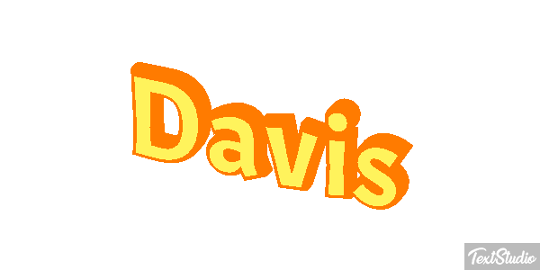 Davis Text effect