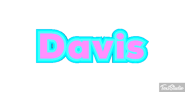 Davis Text effect