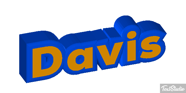 Davis Text effect