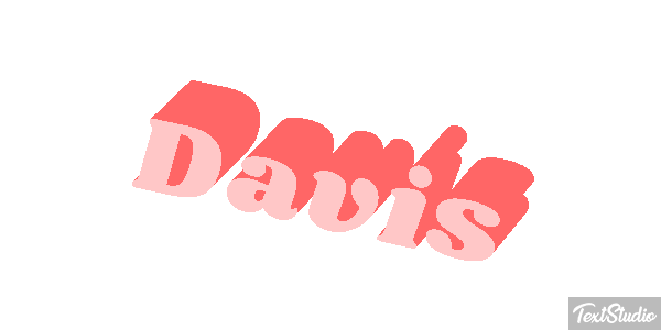 Davis Text effect
