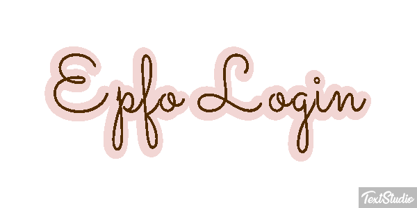 Epfo Login Efekt tekstowy
