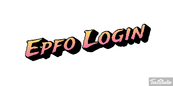 Epfo Login Efekt tekstowy