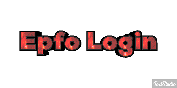 Epfo Login Efekt tekstowy