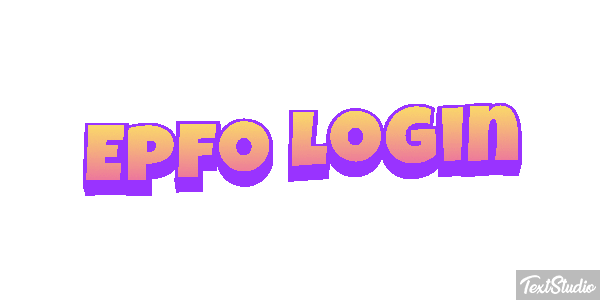 Epfo Login Efekt tekstowy