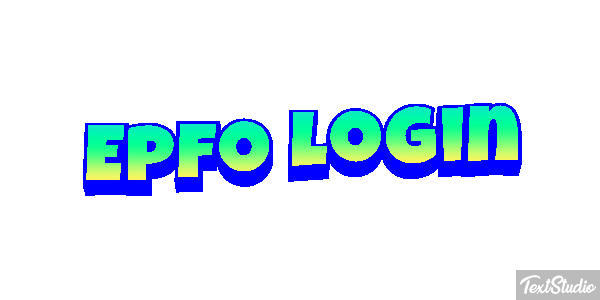 Epfo Login Efekt tekstowy