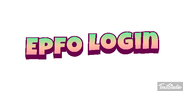 Epfo Login Efekt tekstowy