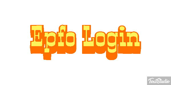 Epfo Login Efekt tekstowy