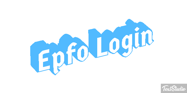 Epfo Login Efekt tekstowy