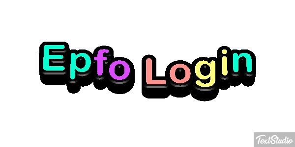 Epfo Login Efekt tekstowy