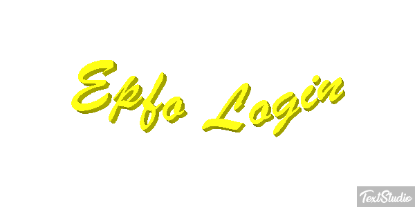Epfo Login Efekt tekstowy