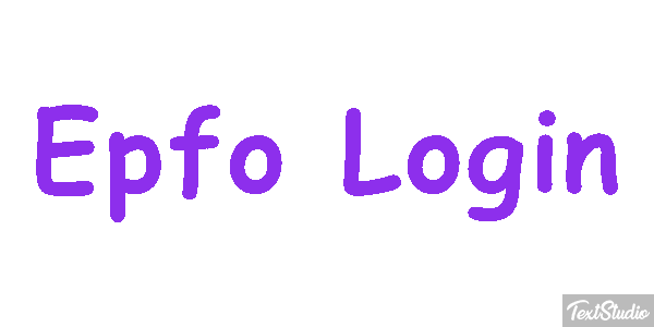 Epfo Login Efekt tekstowy