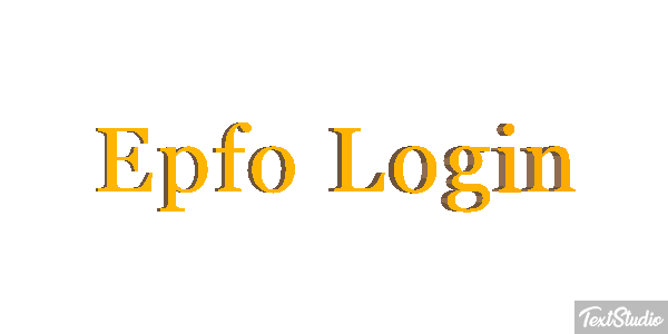 Epfo Login Efekt tekstowy