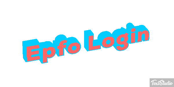Epfo Login Efekt tekstowy