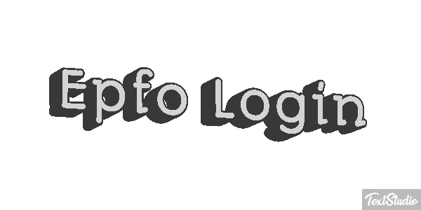 Epfo Login Efekt tekstowy
