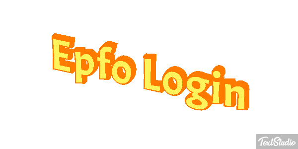 Epfo Login Efekt tekstowy