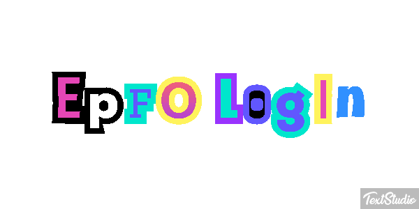 Epfo Login Efekt tekstowy