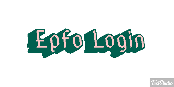 Epfo Login Efekt tekstowy
