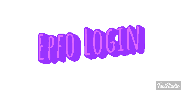 Epfo Login Efekt tekstowy