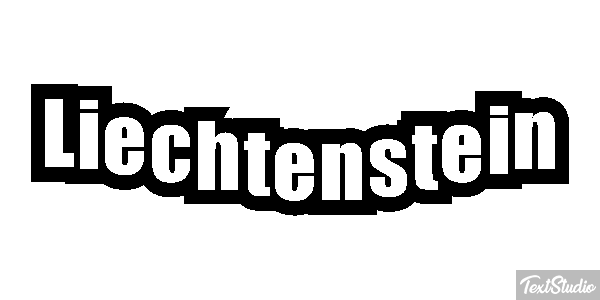 Liechtenstein Text effect