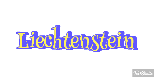 Liechtenstein Text effect