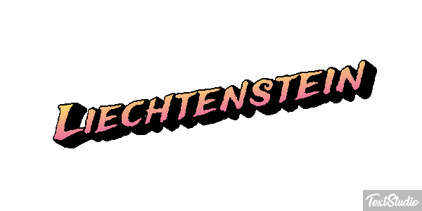 Liechtenstein Text effect