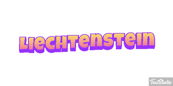 Liechtenstein Text effect