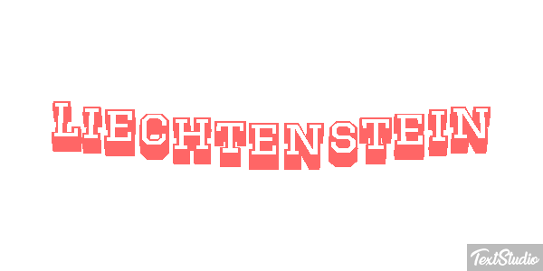 Liechtenstein Text effect