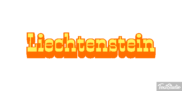 Liechtenstein Text effect