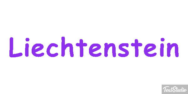 Liechtenstein Text effect