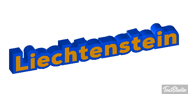 Liechtenstein Text effect