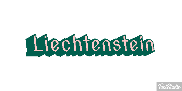 Liechtenstein Text effect