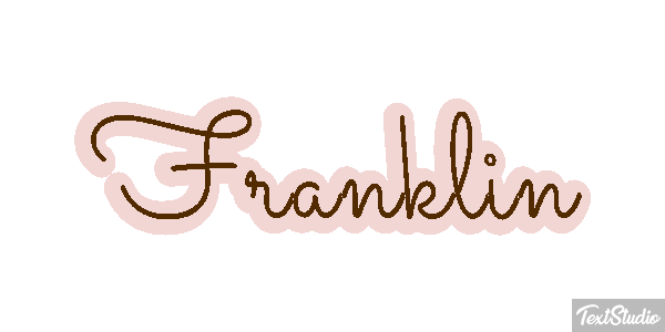 Franklin Efekt tekstowy