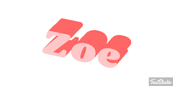 Zoe Texteffekt