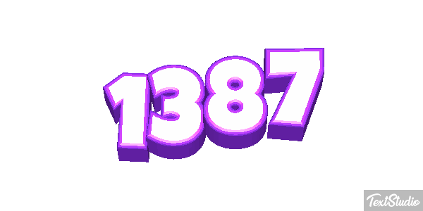 1387 Text effect