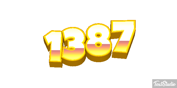 1387 Text effect