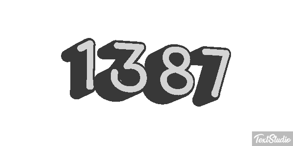 1387 Text effect