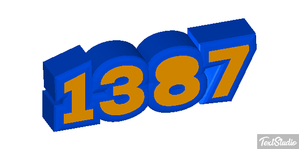 1387 Text effect