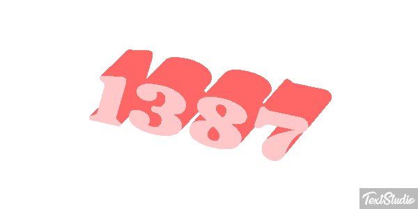 1387 Text effect