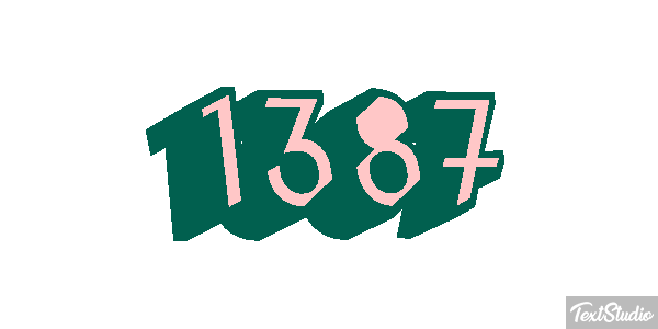 1387 Text effect