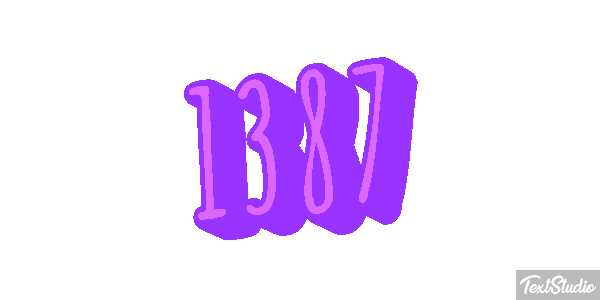 1387 Text effect