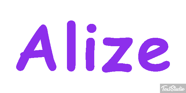 Alizé Texteffekt