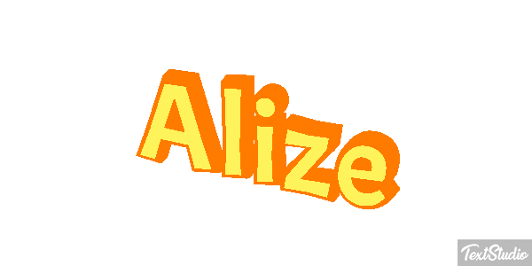 Alizé Texteffekt