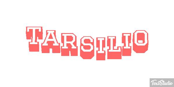 Tarsilio Текстовый эффект